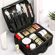 Maleta de maquillaje rosa compacta | ViamoMas