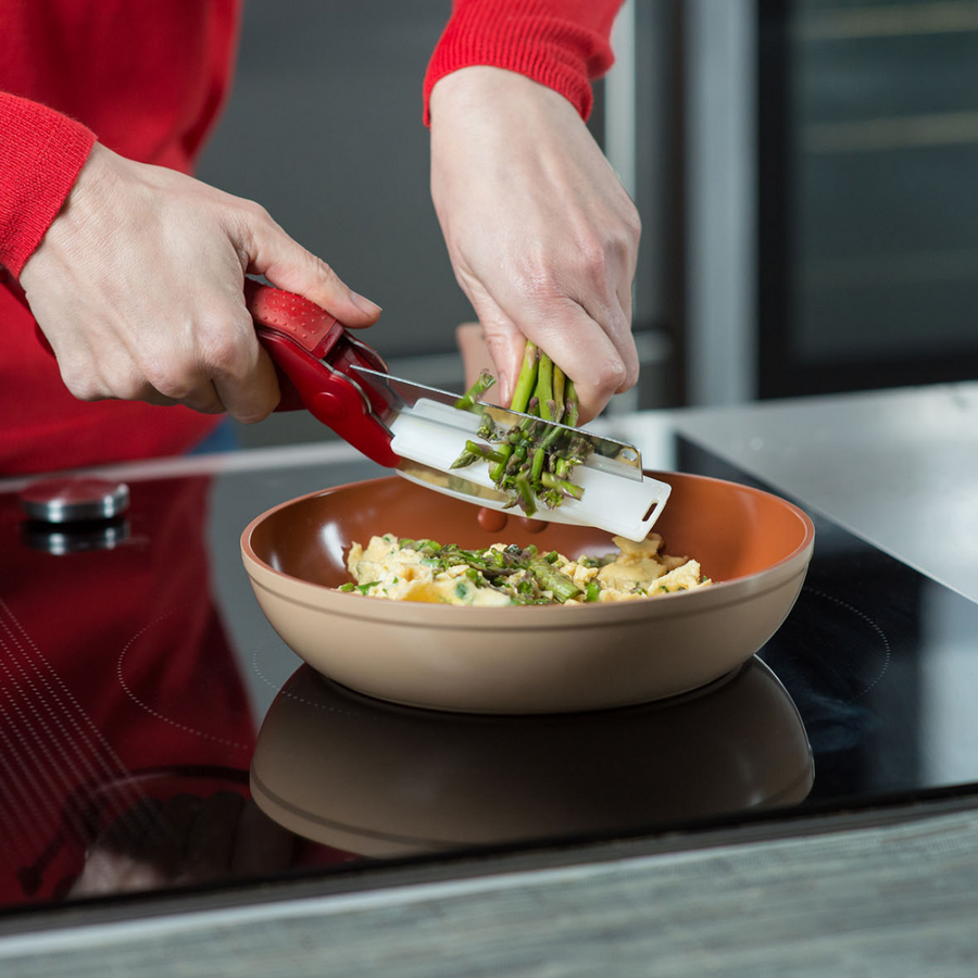 Tijeras de Cocina 2 en 1 con Tabla