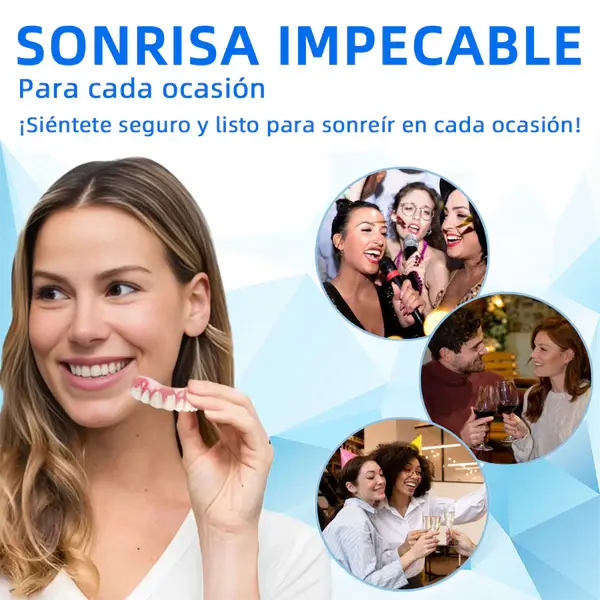 Prótesis Dental de Silicona | Sonrisa Instantánea