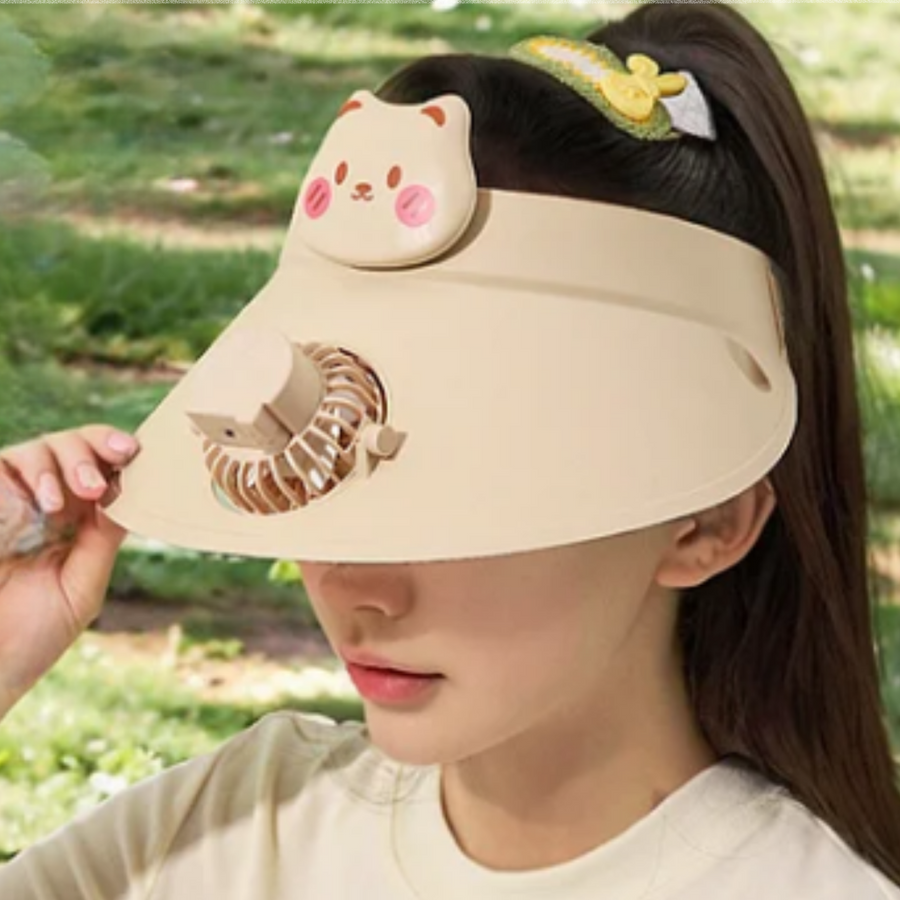 Gorra ventilador USB ajustable | ViamoMas