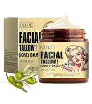 Crema facial de sebo y miel hidratante