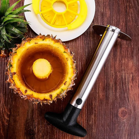 Cortador de piña fácil y limpio