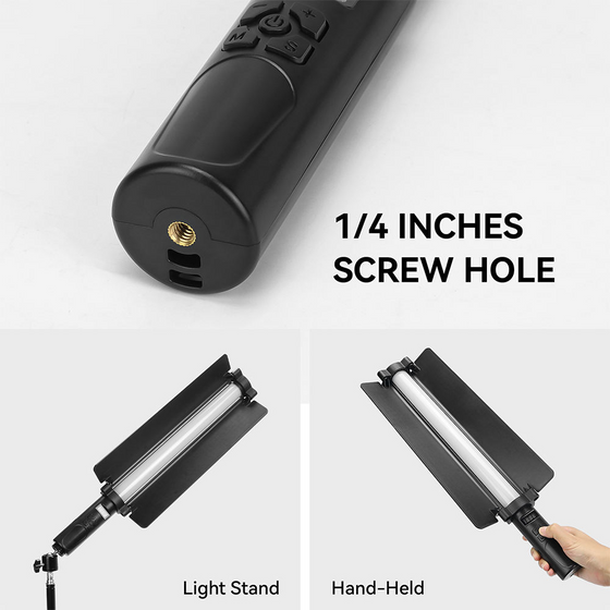 Luz RGB portátil USB-C para vídeos