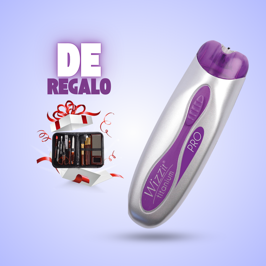 Depiladora titanio + set manicura