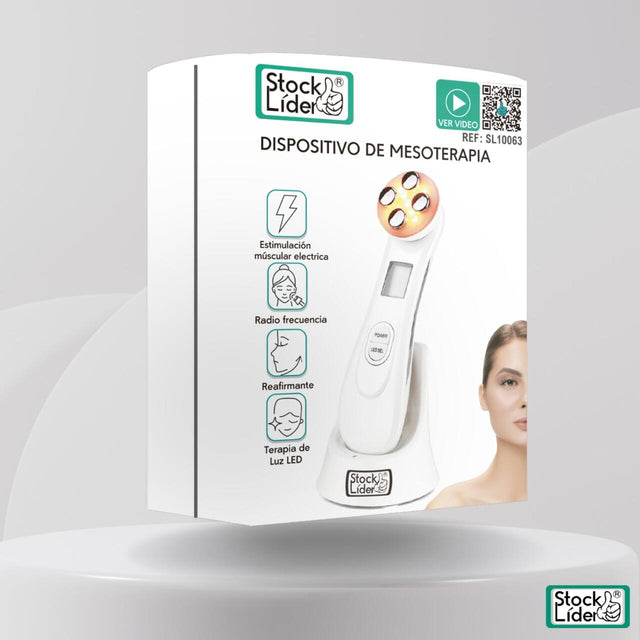 Aparato mesoterapia facial en casa