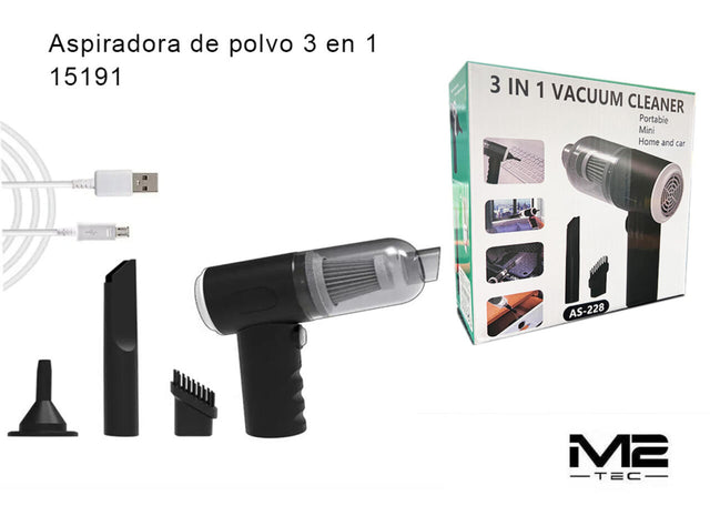 Aspiradora 3 en 1 multifunción portátil