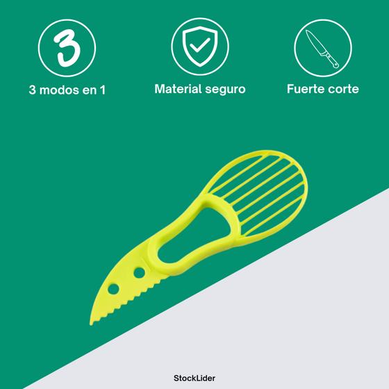 Cortador de aguacate 3 en 1 | ViamoMas