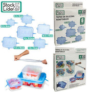 Tapas de Silicona Reutilizables Pack 12