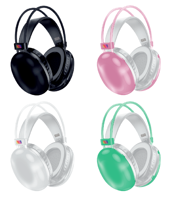 Auriculares inalámbricos RGB Bluetooth