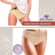 Bragas menstruales absorbentes discretas