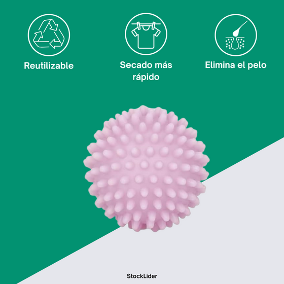 Bola de lavado para pelo y pelusas