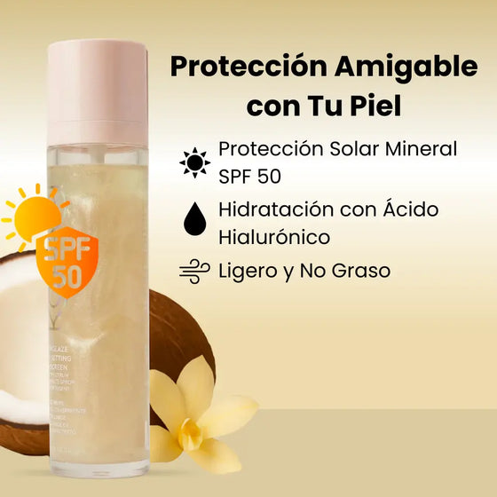 Bruma Protección Solar 50 SPF invisible