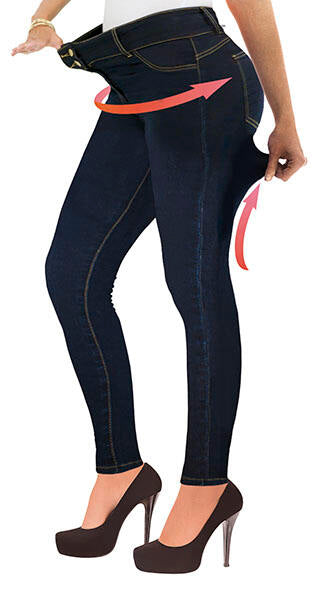 Leggings efecto jeans elásticos para mujer