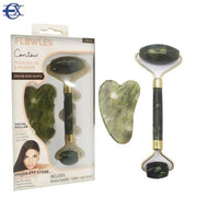 Masajeador facial jade y gua sha
