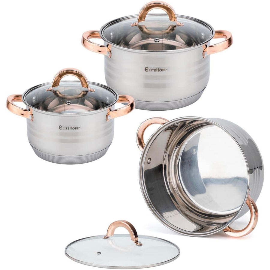 Batería de Cocina 12 Piezas Inducción