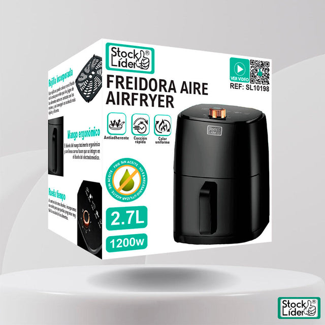 Freidora de aire 2.7L compacta | ViamoMas