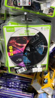 Tira LED RGB 3m para ambiente en casa
