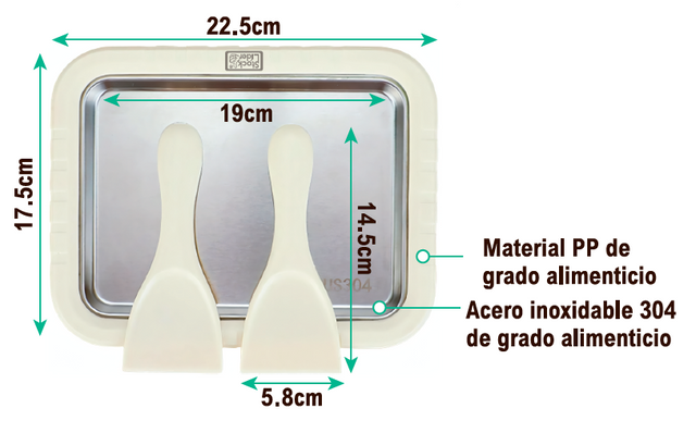 Plancha para helados caseros | ViamoMas