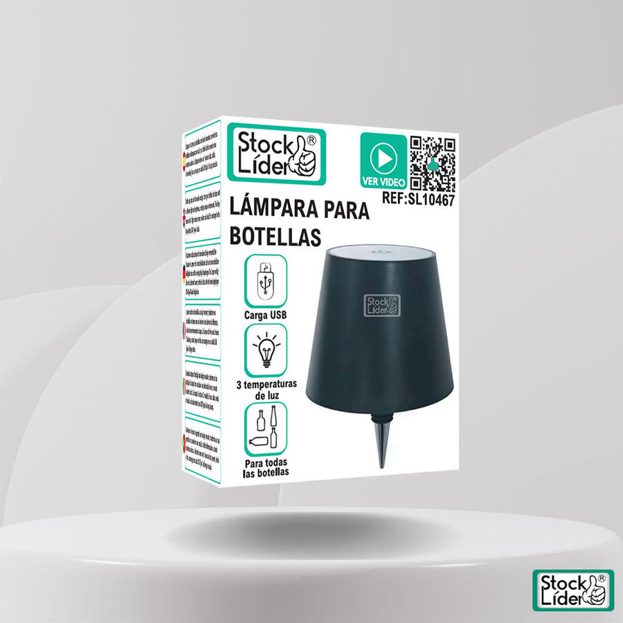 Lámpara para botellas recargable | ViamoMas