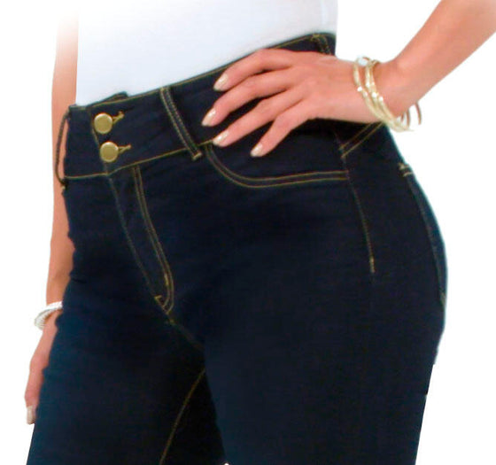 Leggings efecto jeans elásticos para mujer