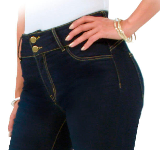 Leggings efecto jeans elásticos para mujer
