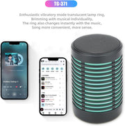 Altavoz portátil Bluetooth 5 con luz LED