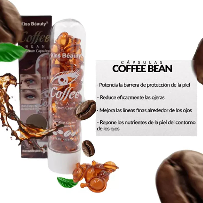 Serum cápsulas contorno de ojos café
