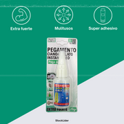 Pegamento cianoacrilato instantáneo 5s