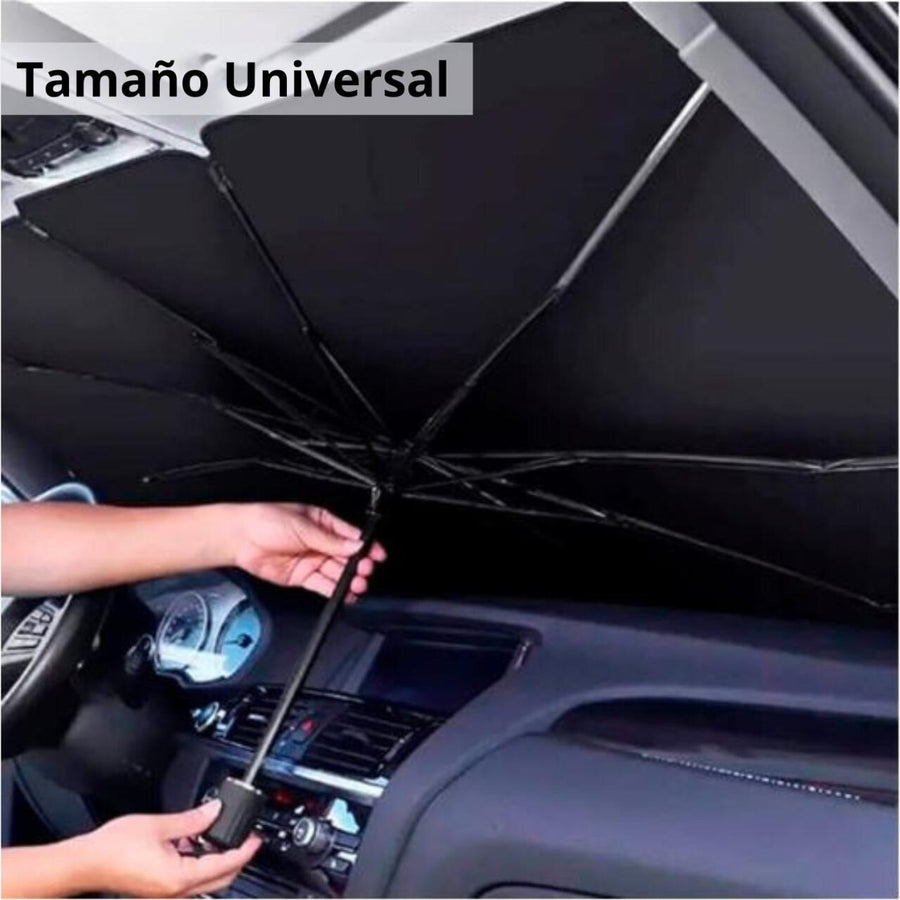 Parasol paraguas para coche plegable