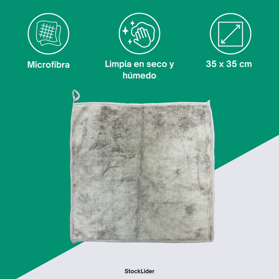 Paño microfibra ultra absorbente 35x35