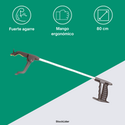 Pinza recoge objetos fácil y cómoda