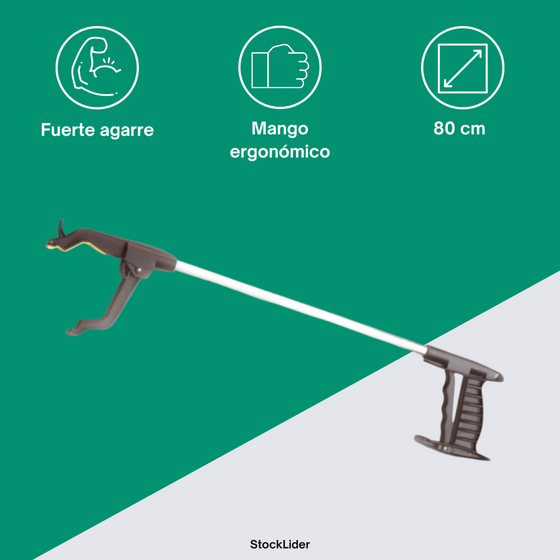 Pinza recoge objetos fácil y cómoda