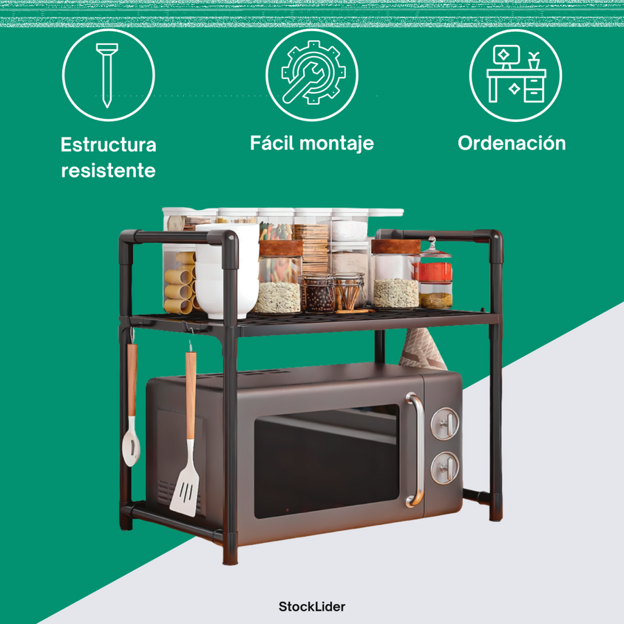 Estantería para microondas | Orden extra