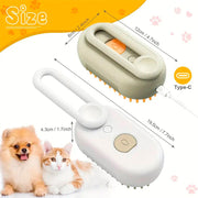 Cepillo vapor para mascotas pack 2