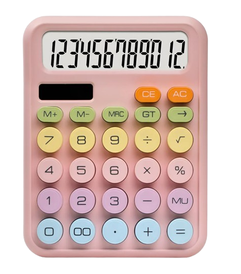 Calculadora retro de 12 dígitos