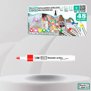 Rotuladores acrílicos 48 pcs para pintar