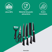 Set de cocina de 6 piezas para diario