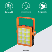 Lámpara solar multifunción portátil | ViamoMas