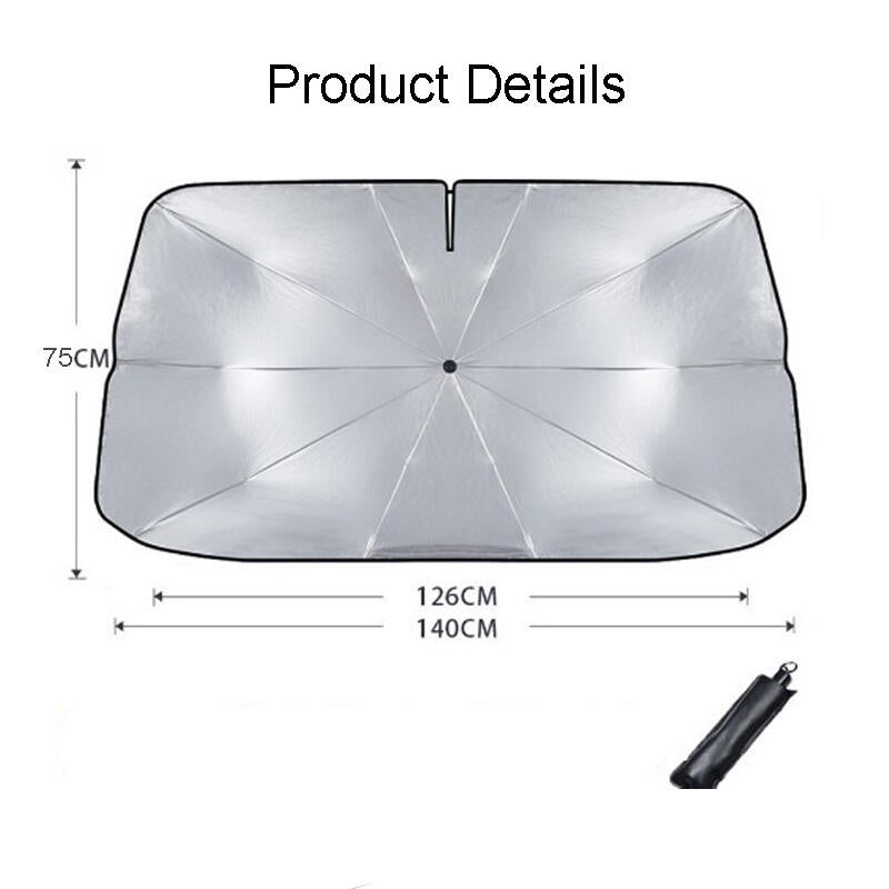 Parasol plegable para coche tipo paraguas