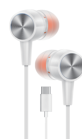Auriculares Tipo C con cable y USB-C