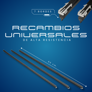Recambios universales limpiaparabrisas 7 bordes