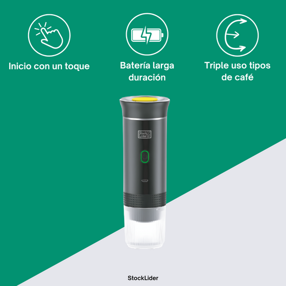 Cafetera portátil 20 bares USB-C | ViamoMas