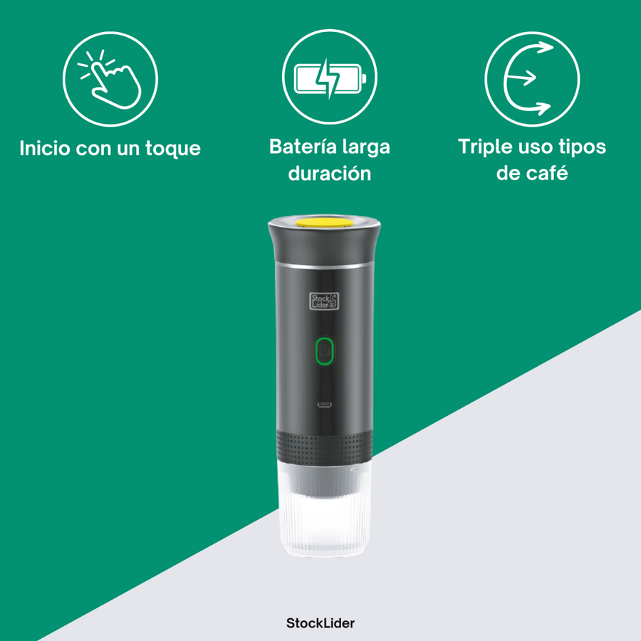 Cafetera portátil 20 bares USB-C | ViamoMas