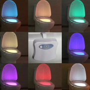 Luz inodoro sensor LED para baño
