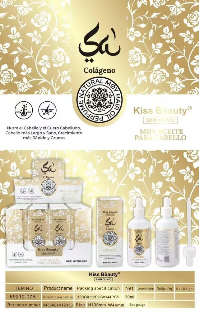Aceite para cabello con colágeno 100ml