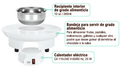 Máquina de fondue compacta 260 ml