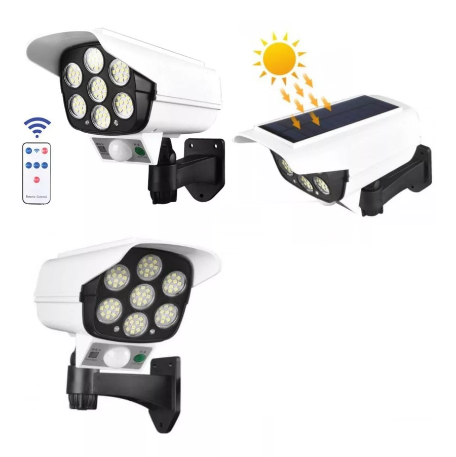 Foco LED simulador de cámara con mando