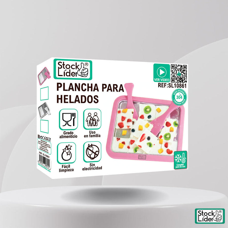 Plancha para helados caseros | ViamoMas
