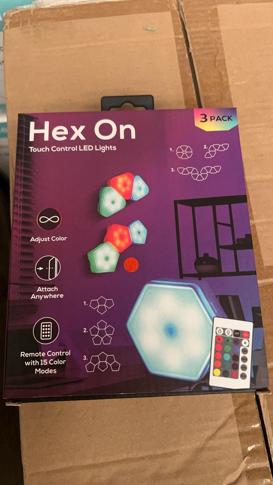 Luces Decorativas Hexagonales LED | ViamoMas