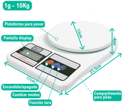 Báscula electrónica precisa para taller